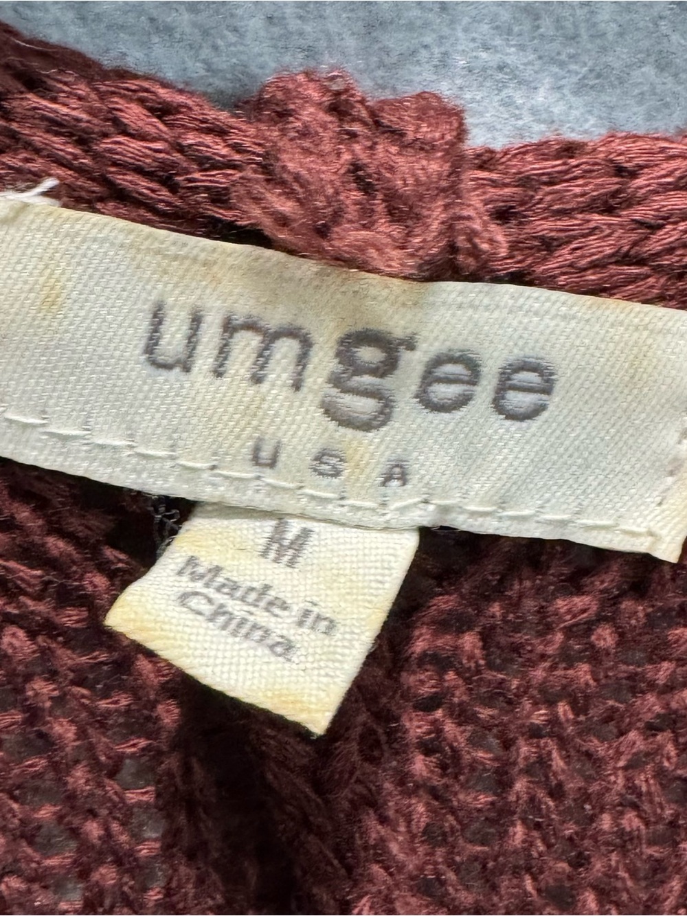 Umgee Ruffle-Front Open Cardigan Sweater - Rust Brown - Picture 2 of 8